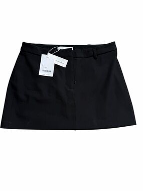 OAK + FORT Black Mini Skirt with Shorts. With tag.
